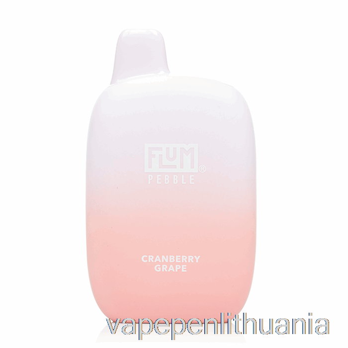 Flum Pebble 6000 Vienkartinis Spanguolių Vynuogių Vape Skystis